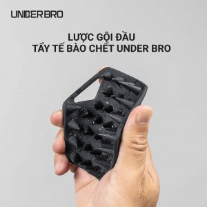 Lược Gội Đầu Silicone Under Bro Massage Làm Sạch Da Đầu Thư Giãn & Chăm Sóc Tóc